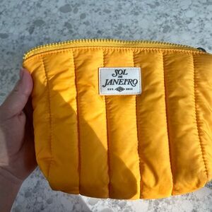Sol de Janeiro Vibrant Yellow Quilted Bag